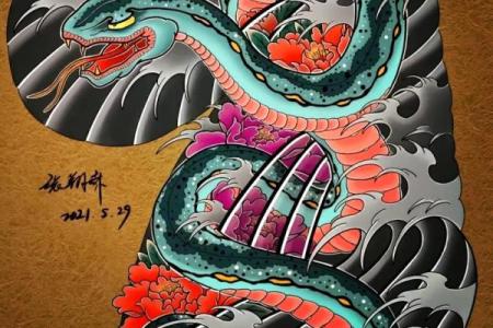 木蛇命的纹身选择：寓意与美感的和谐之旅