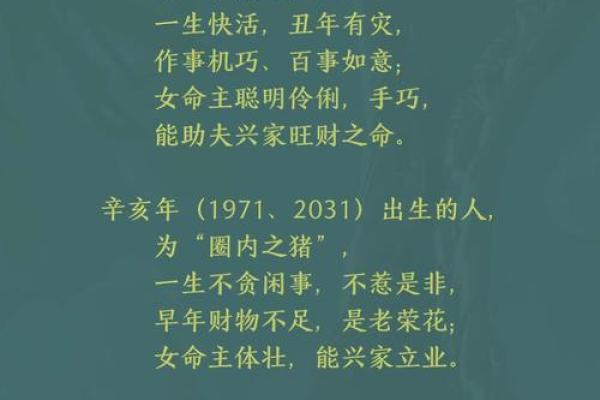 探索六十甲子年命，揭示命理中的奥秘与智慧