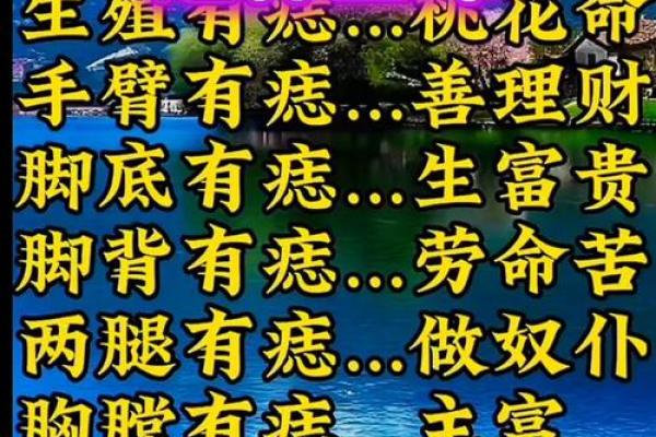通过脸上痣的位置看命运：你知道吗？