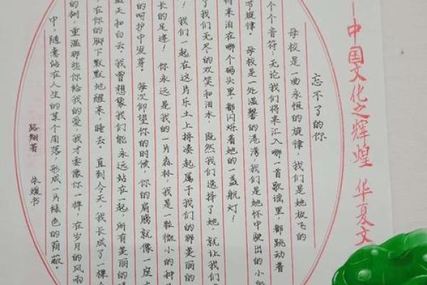 努力用中文书写未来，追求梦想的旅程
