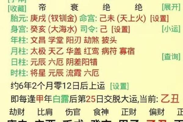 男命已未大运解读：财富与人生的转折点