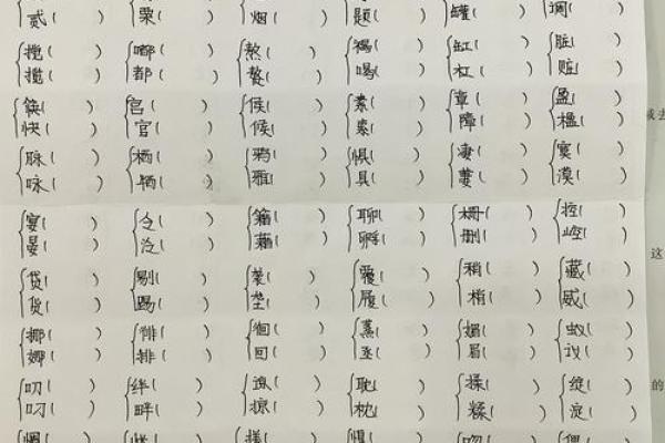 命字同音字的探秘：发现生活中的“命”与“名”
