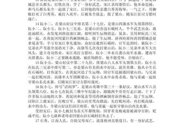 揭秘六月水浒宝宝的命运与性格特征！