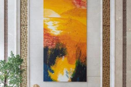 炉中火命玄关的画作选择:营造温馨与和谐的家居氛围
