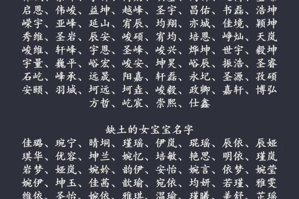 命理中的“土”太多，如何为宝宝取个合适的名字？