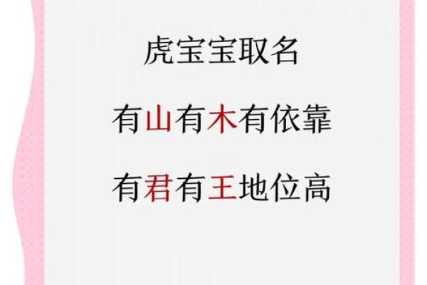 明年虎年宝宝的命运与性格解析：如何为他们选择最合适的名字？