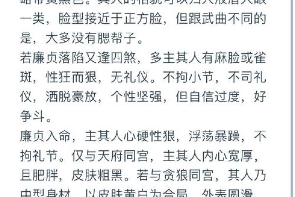 廉贞贪狼落命的深层意义与人生哲学探讨