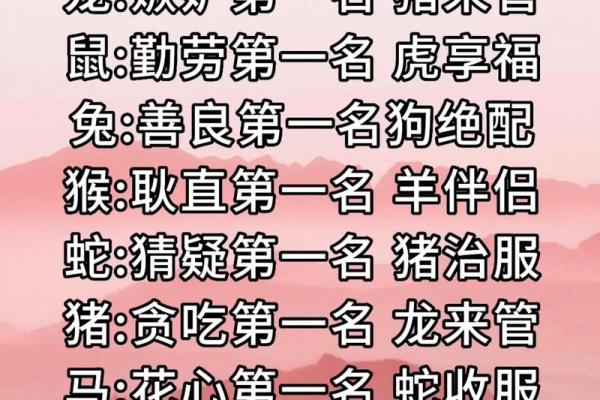 生肖命运：解读每年属相背后的神秘寓意与人生启示