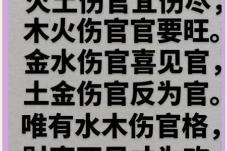 伤官命理深析：揭示你性格潜能与发展方向的钥匙