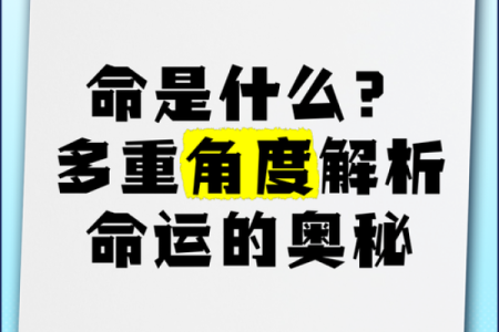 命局与命格的区别:探寻命运的奥秘与人生的选择