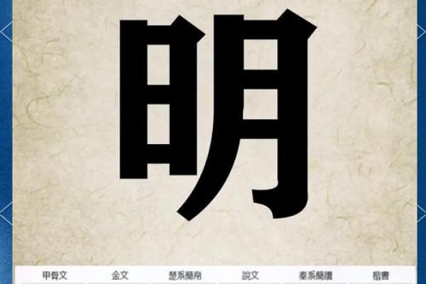 探索“明”字的五行命理：光明与智慧的象征之旅