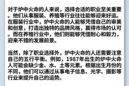 火命人士适合从事的行业解析与推荐