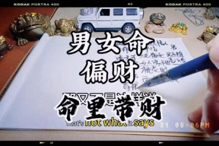 男命偏财多,如何选择合适女命,助你财运亨通!